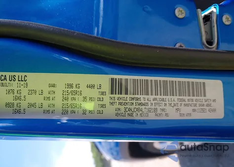 2020 Jeep Compass Sport from USA, damaged, VIN 3C4NJCAB4LT162189